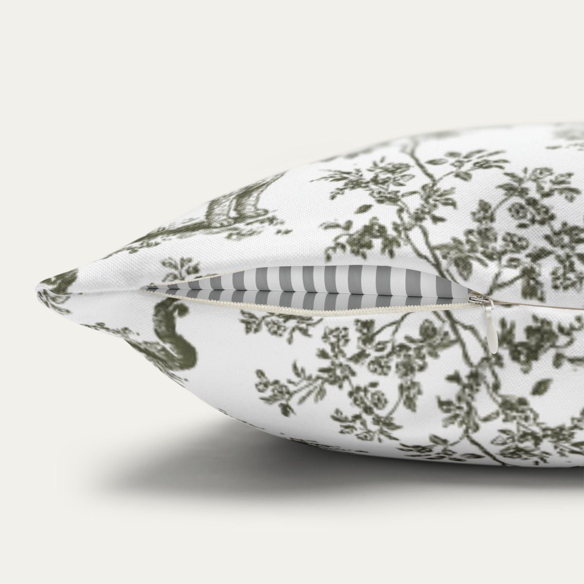Cockapoo Sage Green French Toile Pillow
