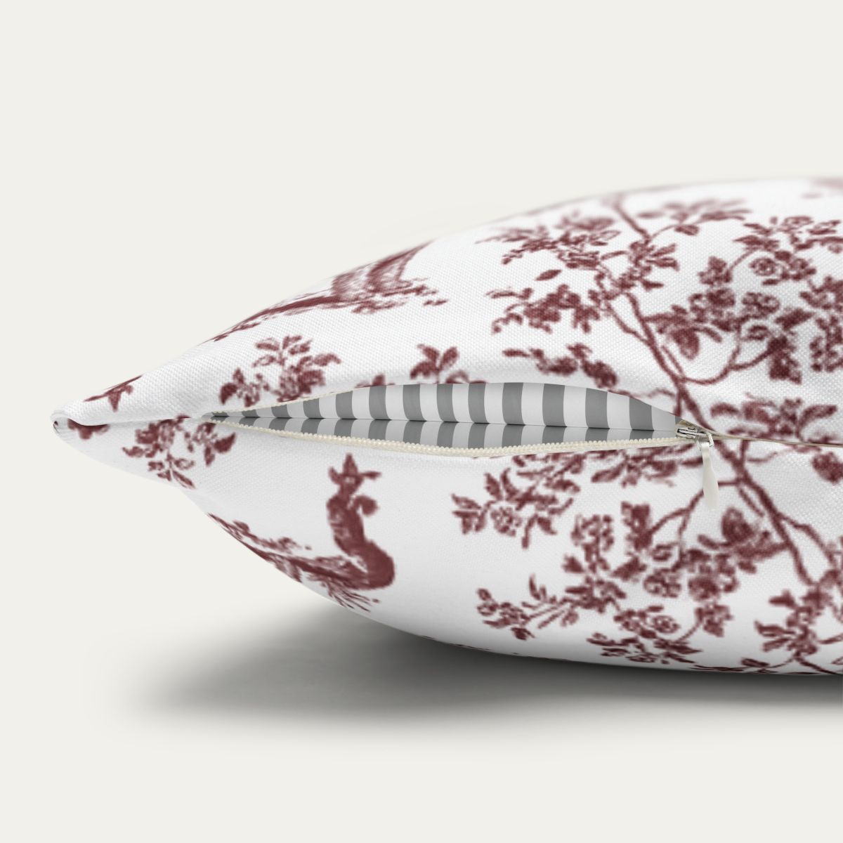 Wheaten Terrier Burgundy French Toile Pillow