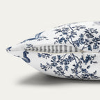 Dalmatian Blue French Toile Pillow
