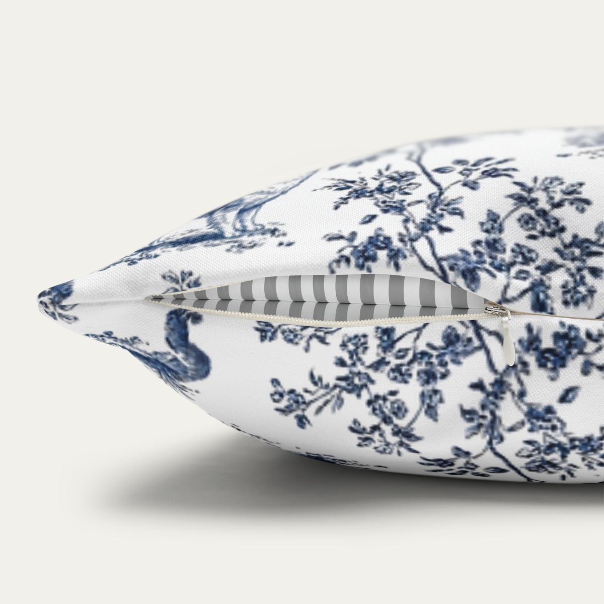 Shetland Sheepdog Blue French Toile Pillow
