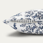 English Springer Spaniel Blue French Toile Pillow