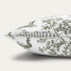 Weimaraner Sage Green French Toile Pillow