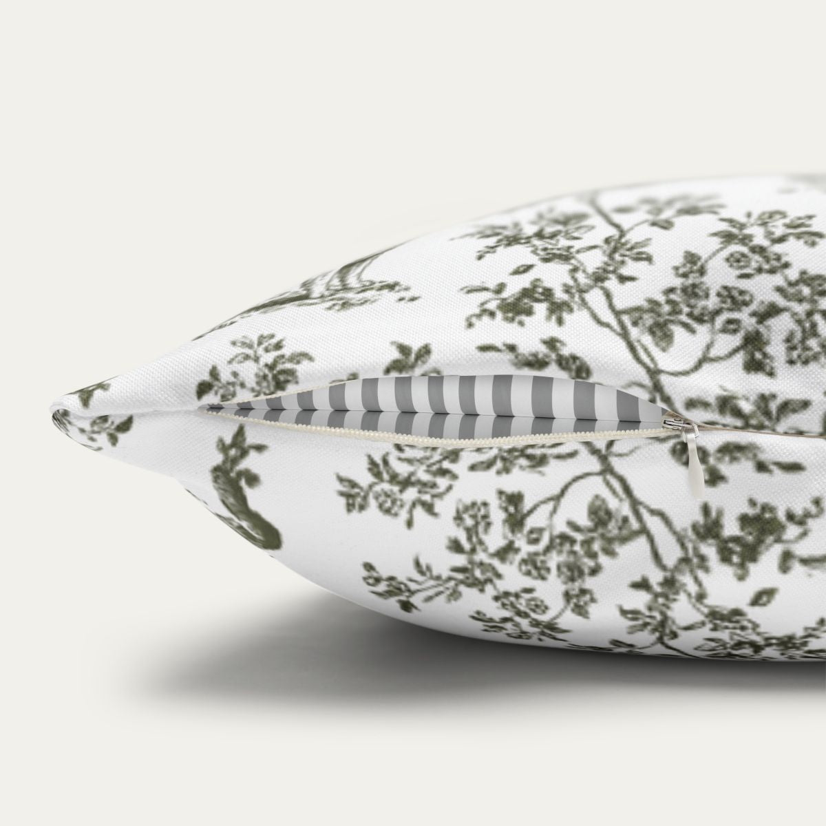 Great Pyrenees Sage Green French Toile Pillow