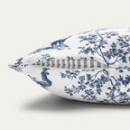 Bernese Mountain Blue French Toile Pillow