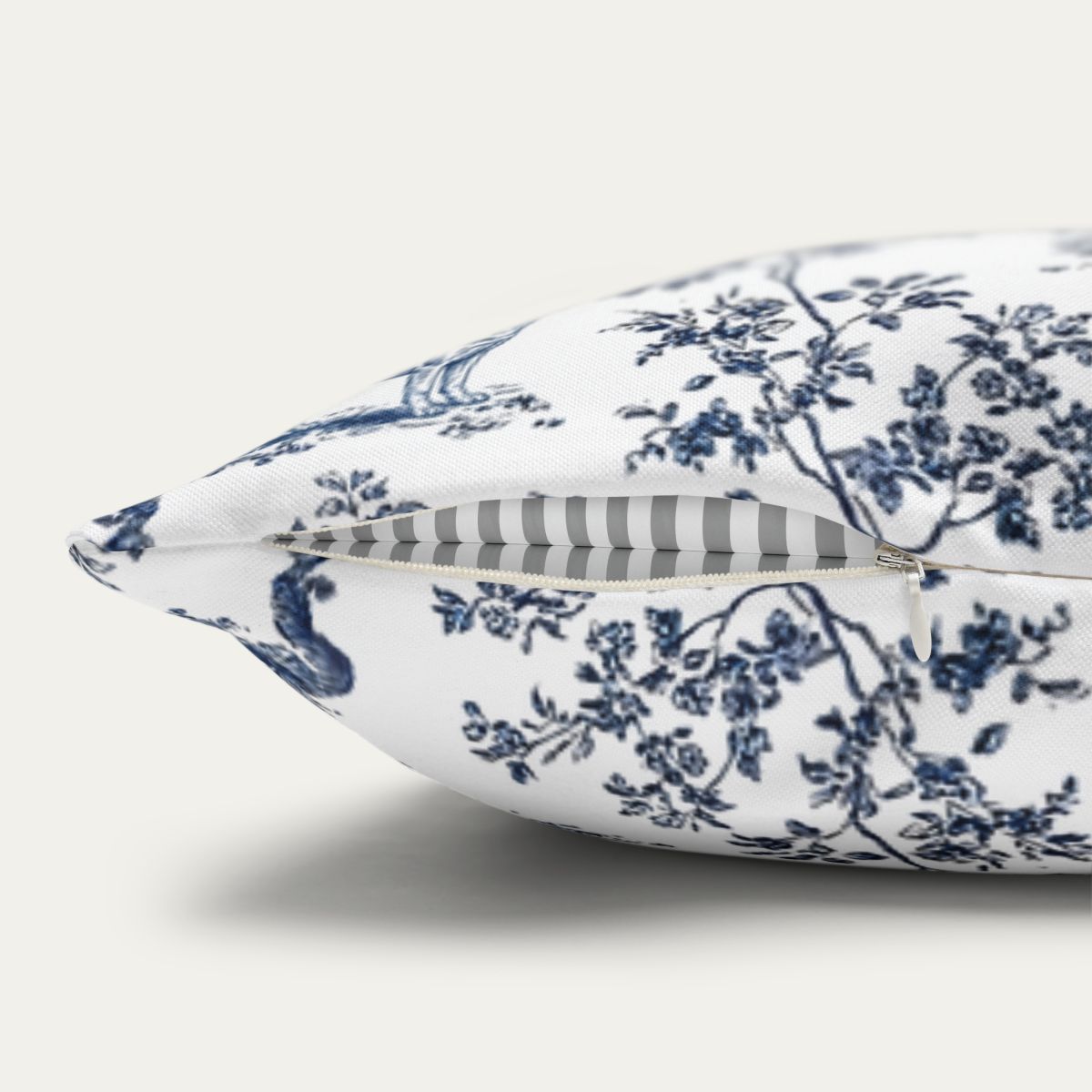 German Shepherd Blue French Toile Pillow