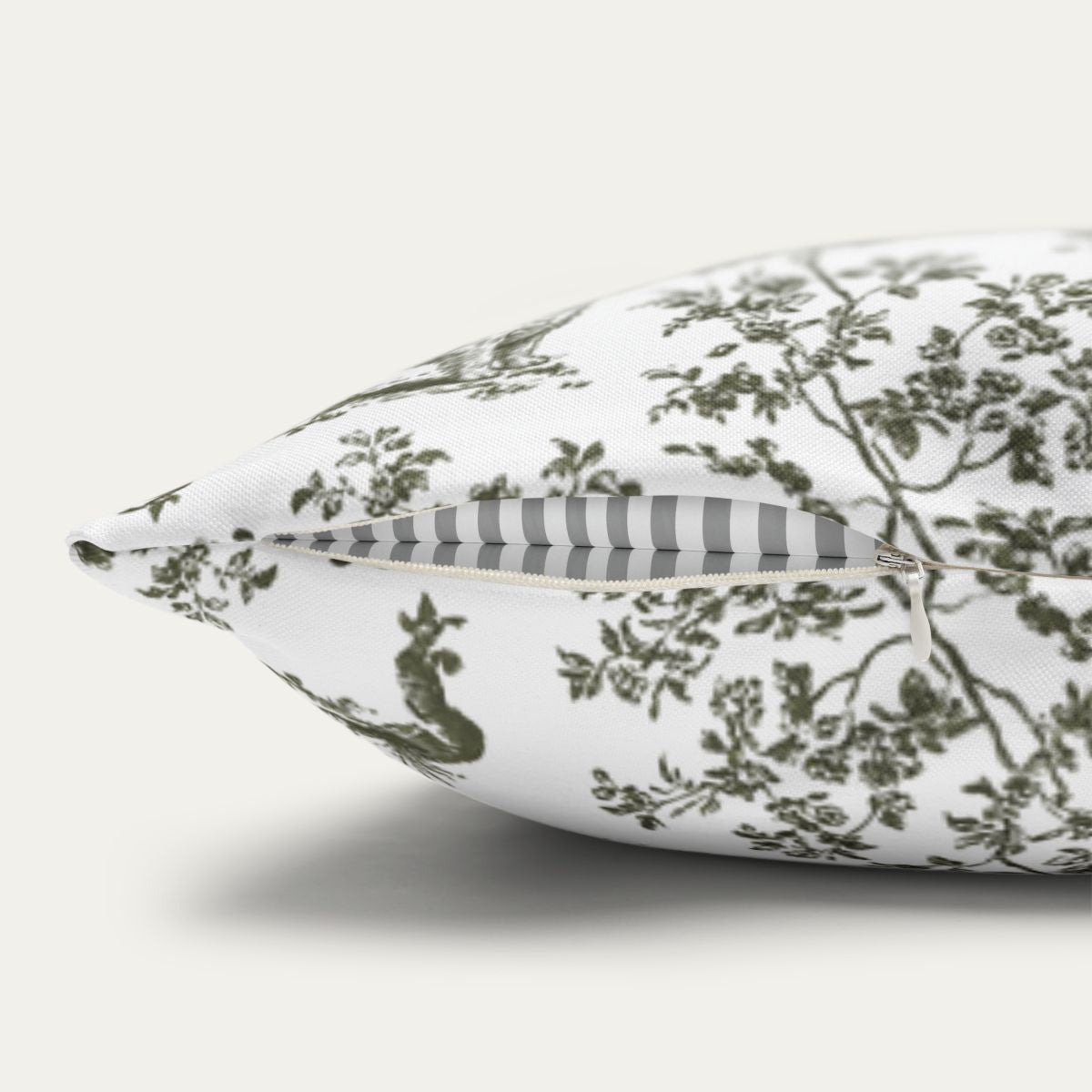Westie Sage Green French Toile Pillow