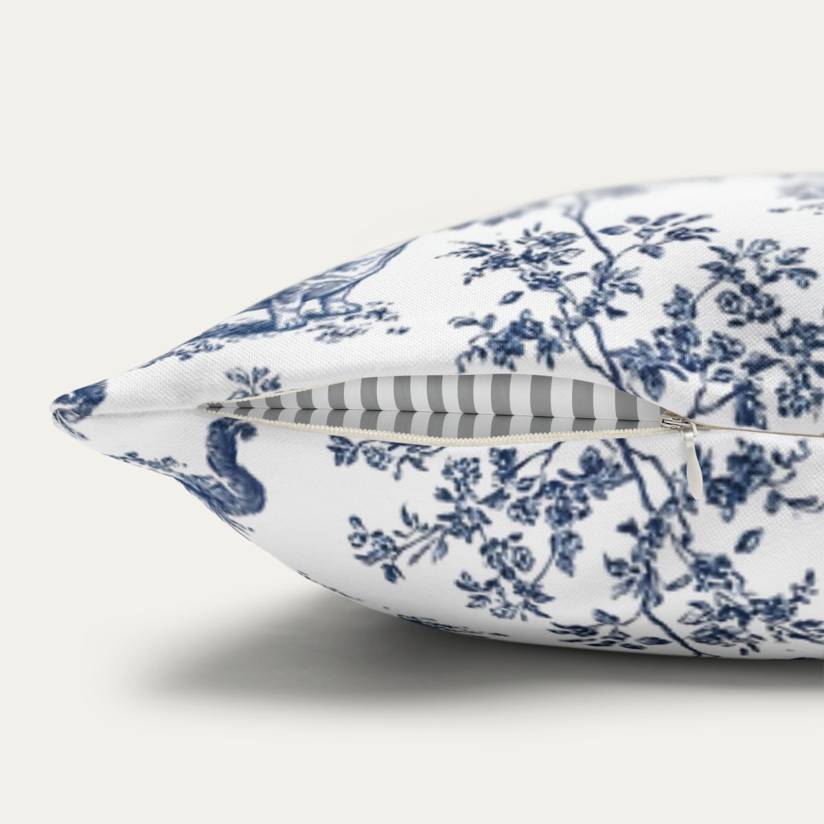 Corgi Blue French Toile Pillow
