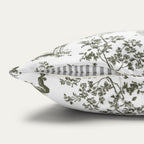 Basenji Sage Green French Toile Pillow