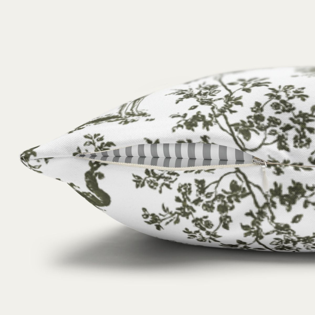 Saluki Sage Green French Toile Pillow