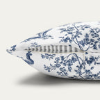 Golden Retriever Blue French Toile Pillow