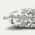 Shetland Sheepdog Sage Green French Toile Pillow