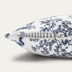 Bloodhound Blue French Toile Pillow