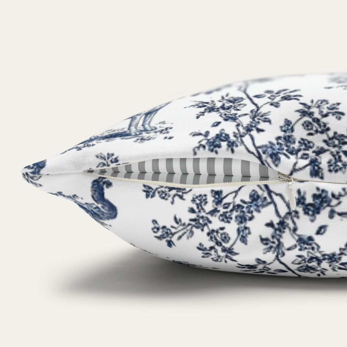 Bloodhound Blue French Toile Pillow