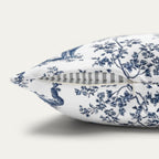 Irish Setter Blue French Toile Pillow