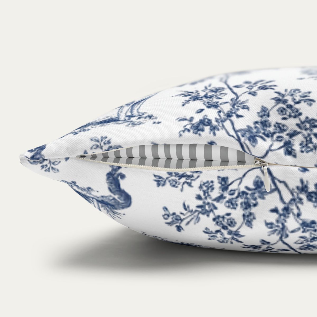 Husky Blue French Toile Pillow