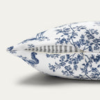 Boxer Blue French Toile Pillow