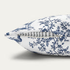 Akita Blue French Toile Pillow