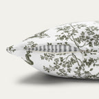 Cocker Spaniel Sage Green French Toile Pillow