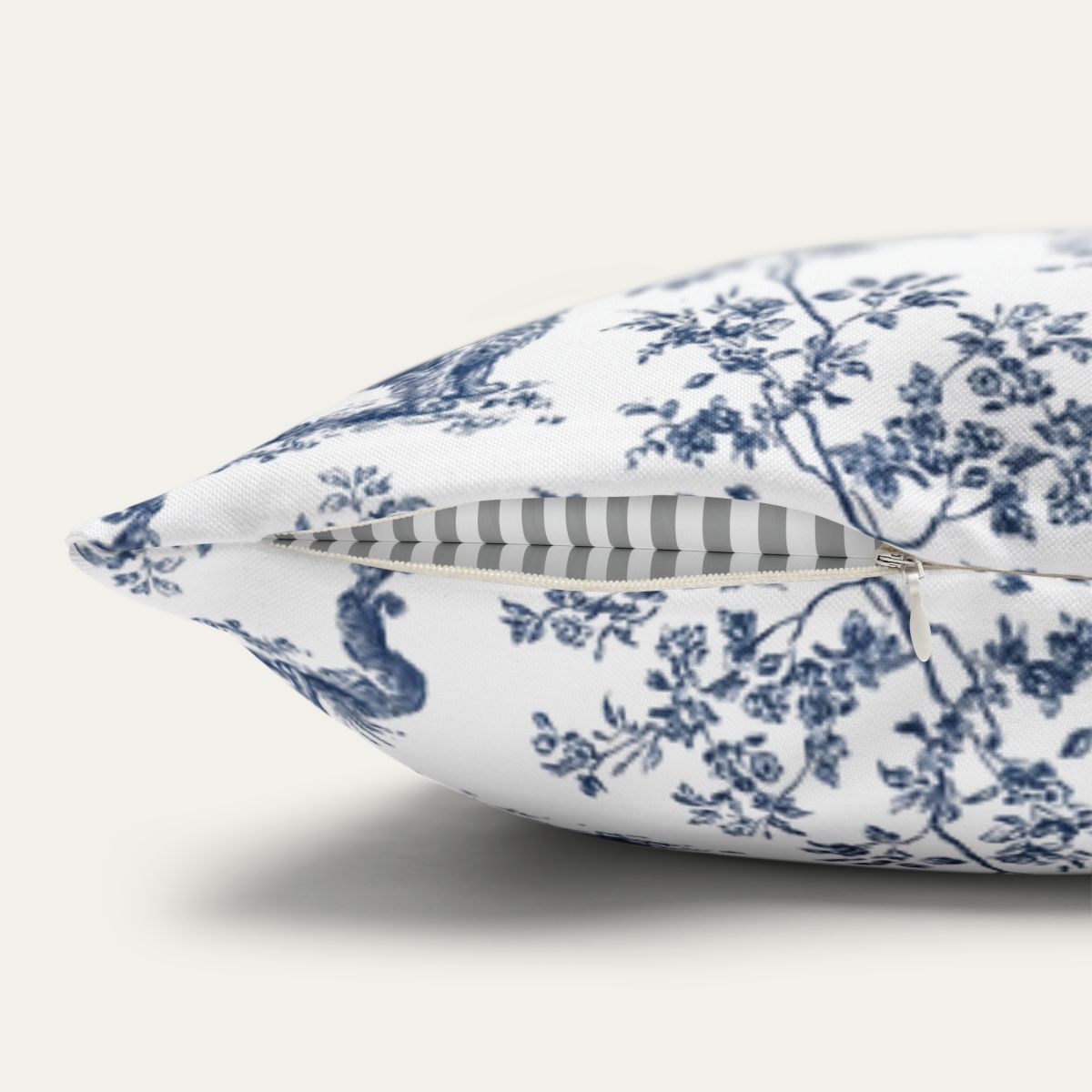 Yorkshire Terrier Blue French Toile Pillow
