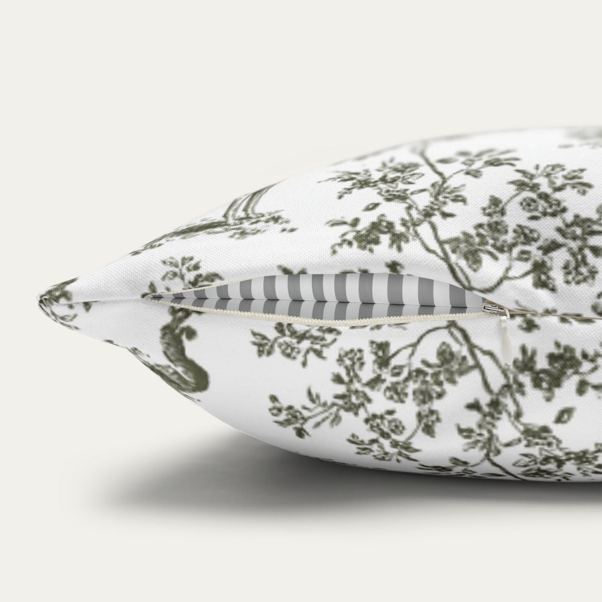 Greyhound Sage Green French Toile Pillow
