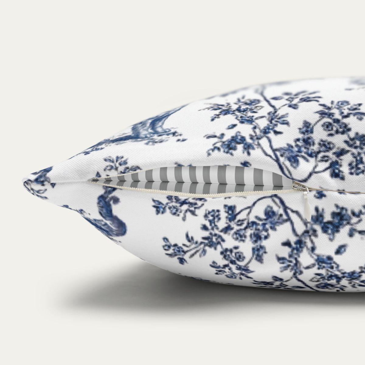 Newfoundland Blue French Toile Pillow