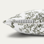 Beagle Sage Green French Toile Pillow