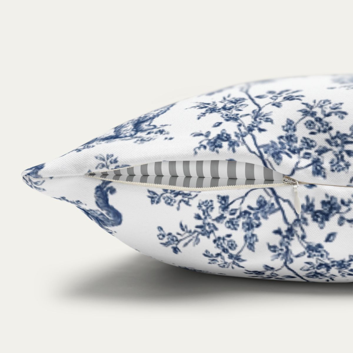 Havanese Blue French Toile Pillow