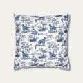 Irish Setter Blue French Toile Pillow