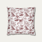 Alaskan Malamute Sage Green French Toile Pillow