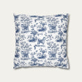 Akita Blue French Toile Pillow