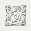Boxer Sage Green French Toile Pillow