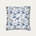 Corgi Blue French Toile Pillow