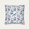 English Springer Spaniel Blue French Toile Pillow