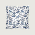 German Shorthaired Pointer Blue French Toile Pillow