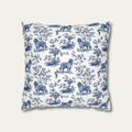 Newfoundland Blue French Toile Pillow