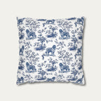Newfoundland Blue French Toile Pillow