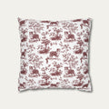 Australian Shepherd Burgundy French Toile Pillow