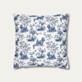 Scottish Terrier Blue French Toile Pillow
