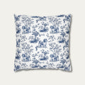 Shih Tzu Blue French Toile Pillow