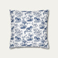 Cavalier Spaniel Blue French Toile Pillow