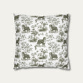 Bernese Mountain Sage Green French Toile Pillow