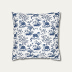 Australian Shepherd Blue French Toile Pillow
