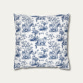 Ragdoll Cat Blue French Toile Pillow