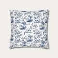 Sphynx Cat Blue French Toile Pillow